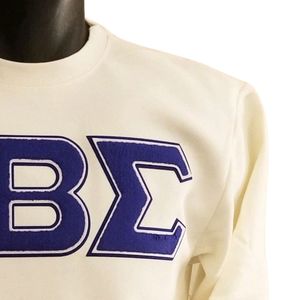 Phi Beta Sigma <b>Neutral</b> Pocket Chenille Crewneck for Men Comfortable Fit Premium Fabric Greek Fraternity Apparel Casual Wear - Product Image 5