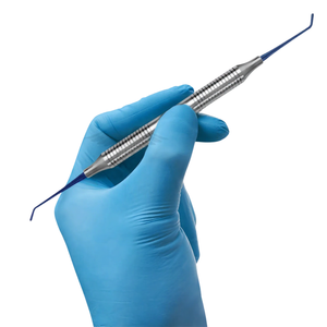 เครื่องขัดเงาลาดมอร์ # ชุดอุปกรณ์อุดฟันแบบแมนนวล 3 ชิ้น คลาส 1 ขนาด 7 นิ้ว เคลือบไทเทเนียม ปลายขนาด 1.3 มม. และ 1.9 มม. แบบสองด้าน สีฟ้า สำหรับอุดฟันด้วยวัสดุคอมโพสิต - Product Image 6