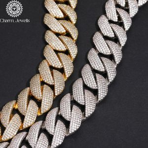 สร้อยคอผู้ชาย Charm Jewells ประดับโมอิสซาไนต์ ชุบทอง 14K แบบโซ่เชื่อม สไตล์ฮิปฮอป ทรงเหลี่ยมเจียระไน ประดับเพชรเม็ดเล็กๆ ได้รับการรับรองจาก IGI เหมาะสำหรับงานปาร์ตี้ - Product Image 6