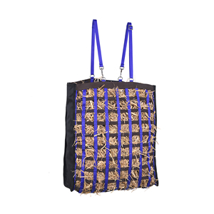 Bolsa de Heno para Caballos Azul Rey y Marrón, Red de Heno de Alimentación Lenta de Nylon Duradero, Correa Ajustable, Bolsa de Alimentación para Establos, Proveedor Mayorista OEM a Granel - Product Image 6