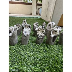 Cristaux d'okenite autoportants de haute qualité, minéraux naturels pour collection, décoration intérieure et cadeaux - Product Image 4