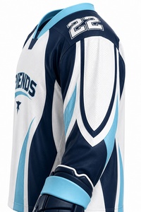 Nuevo Uniforme de Hockey sobre Hielo Personalizado 100% Poliéster para Equipo y Ropa Deportiva de Color Sólido de Alta Calidad Sublimada - Product Image 2