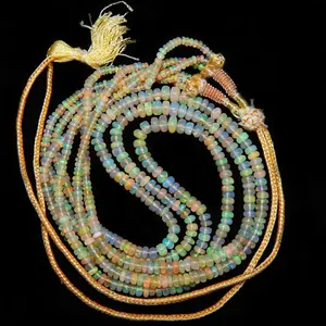 天然宝石埃塞俄比亚蛋白石平原朗德尔宽松珠子，用于制作设计师珠宝