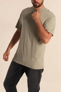 เสื้อยืดแขนสั้นผู้ชายสไตล์ลำลอง ทรงปกติ ผ้าถัก ไม่หด 100% โพลีเอสเตอร์ โลโก้ด้านหน้า ลายเรียบ - Product Image 5