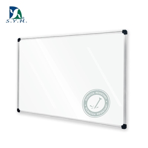 S.Y.H. Pizarra Blanca Esmaltada Tipo Estándar, Resistente a Impactos, para Uso en Oficina - Product Image 1