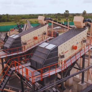 Criba Vibratoria Multideck de Alta Resistencia para la Clasificación de Granito, Piedra Caliza y Roca Dura |   Fabricado en India |   INOCUACIONES DE HAILSTONE - Product Image 2