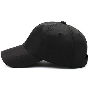 Gorra de Béisbol Lisa para Impresión por Transferencia de Calor, Clásica de Seis Paneles, Transpirable, Impermeable, 100% Poliéster, Visera Curva, para Fiestas de Verano - Product Image 4