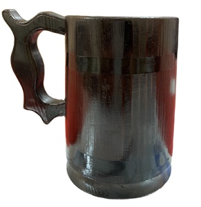 Tasse de gravure à boire en bois précieuse Tasse en bois naturel - Product Image 1