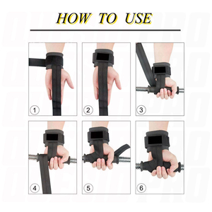 Custom Lifting <b>Straps</b> Manufacturer OEM Private Label Heavy Duty Deadlift <b>Straps</b> with Neoprene Padding Wholesale Factory Supplier - Product Image 3