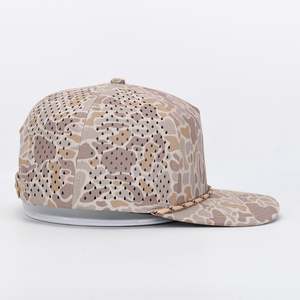 Premium Retro Rope Cap Structured 5 Panel Adjustable Snapback Golf <b>Hat</b> with 3D Embroidery 100% Cotton Casual Outdoor Sports - Product Image 5