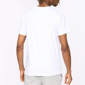 Men's White Regular Fit Cotton Jersey T-Shirt O-Neck Short Sleeve Casual Solid Color Blank Design - Product Image 2