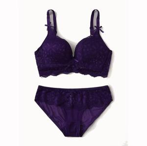 Ensemble de bikini moderne deux pièces couleur vin rouge pour femme, soutien-gorge de sport et culotte en coton 100% pour femme - Product Image 3