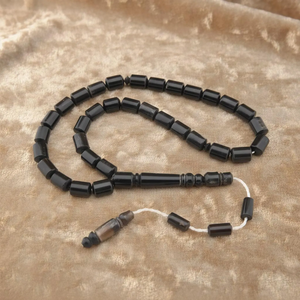 Cylinder Buffalo horn 33 beads Tasbih, <b>Islamic</b> Prayer Beads Misbaha <b>gift</b> - Product Image 3