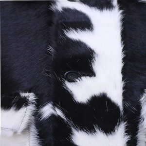 Veste en cuir de vachette naturelle luxueuse pour homme avec col en fourrure vintage - Product Image 5