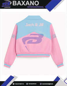 Veste de course Jack And Jill Of America Sorority avec fermeture éclair, coton de haute qualité, motif flamme, veste de pilote personnalisée - Product Image 6