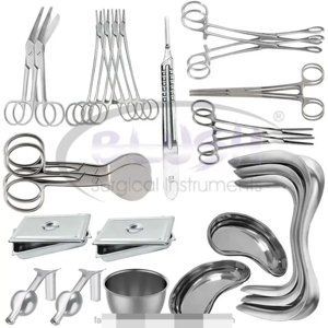 High Grade Manual Orthopedic Surgery Instruments Set Steel Forceps Retractor Tray Scaler Scissor Kit By <b>Blush</b> Surgical - Product Image 4