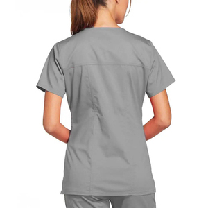 Ensembles de blouses médicales de qualité supérieure à col montant et manches courtes, en tissu polyester, pour infirmières et personnel hospitalier - Product Image 3