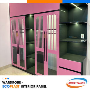 Moderno Negro Rosa Dormitorio Conjunto PVC Interior Panel Vietnam Fábrica de Fabricación - Product Image 6