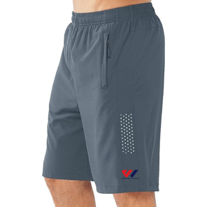 TWI <b>Men</b> Quick Dry Breathable Running <b>Shorts</b> with <b>Zip</b> <b>Pocket</b> Elastic Waist Fitted Design for Gym & Outdoor Use - Product Image 5