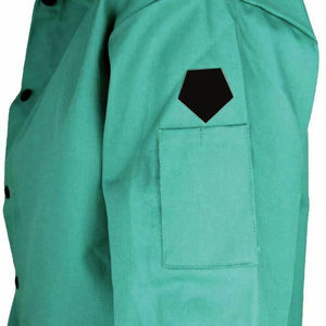 Veste de soudage ignifuge robuste à manches longues avec fermeture à boutons-pression, vêtements de sécurité industrielle, vêtements de travail OEM pour la protection contre la chaleur - Product Image 5