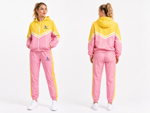 Ensemble de survêtement imperméable pour femme, veste à capuche et pantalon de jogging, vêtements de sport pour l'été - Product Image 2