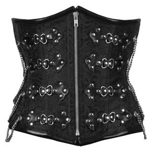 Corsets Vintage pour Femmes, Sexy, Sculptants, Respirants, Modernes, en Brocart, pour Grandes Tailles - Product Image 1
