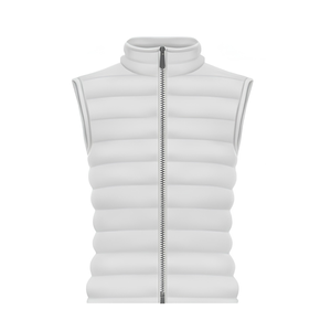 Quilted Vest <b>Padded</b> Gilet Insulated Down Puffer Mens Womens Plus Size Long Cropped Hood Pockets Zipper Lightweight Warm Packable - Product Image 1