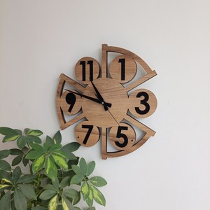 Luxury Wooden <b>Clock</b> Handmade Wooden Home Decor Wall <b>Clock</b> For Modern Interior Styling By AALIYAN IMPEX - Product Image 4
