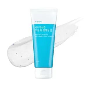 Shingmulnara Jeju 150mL Espuma de limpieza profunda de poros de agua con gas Limpiador facial de buena calidad - Product Image 1