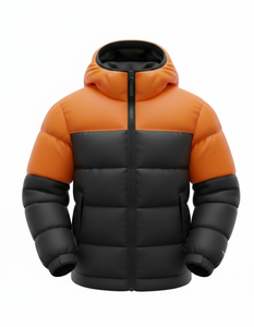 Chaqueta Acolchada Personalizada para Hombre, Estilo Urbano, con Capucha, Gruesa, Impermeable, Transpirable, Ecológica, con Forro de Algodón - Product Image 1