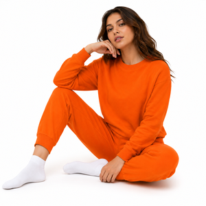 Sweat-shirt femme haut de gamme, vêtement décontracté, coupe ample, intérieur en polaire doux et respirant, tissu doux et chaud, mode quotidienne, confort. - Product Image 6