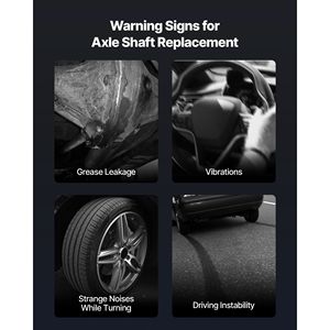 Semiasse Anteriore Sinistro e Destro con Giunto Omocinetico, Ricambio Auto Compatibile con Lato Guida e Lato Passeggero - Product Image 6