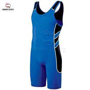 Fabricante de Singletes de Lucha de Alta Calidad, Venta al Por Mayor de Singletes Ligeros con Elasticidad en 4 Direcciones, Uniformes de Entrenamiento - Product Image 2