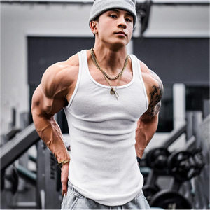 Custom Men's Performance Breathable Quick-Dry 100% Polyester Tie-Dyed Tank Top Sleeveless Sports Vest for Gym and Running - Product Image 5