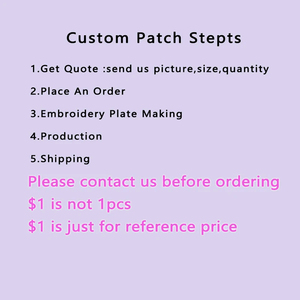 Professional Canvas Embroidery <b>Patches</b> <b>Sew</b>-<b>On</b> Style Custom Colors & Sizes Stylish High Quality Embroidery <b>Patches</b> - Product Image 6