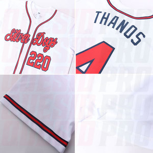 Vêtements de baseball et de softball OEM, t-shirts de baseball personnalisés avec logo, maillots de baseball en gros, vêtements de sport, t-shirts en gros, fourniture d'usine - Product Image 6