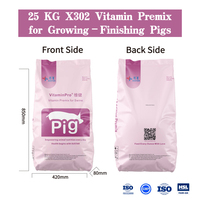 VitaminPro X302 Prémélanges Stimulants de Croissance pour Porcs, Additifs Multivitaminés pour l'Alimentation Animale, Prémélange pour l'Engraissement des Porcs, Aliment Prémélangé pour Porcs