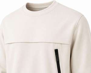 Sweat-shirt à col rond en molleton français pour homme de haute qualité, respirant, léger, impression numérique, logo personnalisé, OEM, vente en gros - Product Image 4