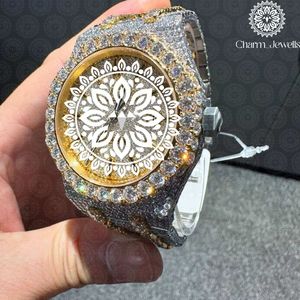 Charm_Jewells Luxury Stainless Steel Round Analog <b>Watch</b> Sapphire Crystal <b>Diamond</b> Bezel Women Fashion Quartz Movement - Product Image 4