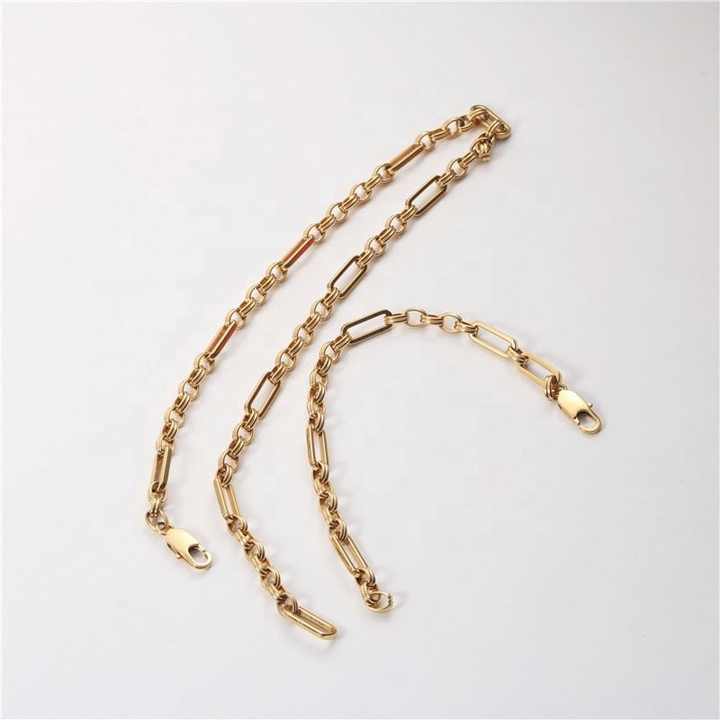 Fesorsi Silver Jewelry Making Chain - 29.5ft 4 Styles, With Pliers, Clasps & Jump Rings, DIY Necklace Kit