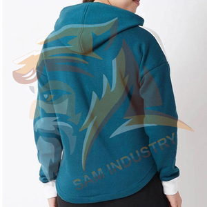 Sudadera con Capucha para Mujer de Alta Calidad, Cuello Caído, Larga, Personalizada - Product Image 2
