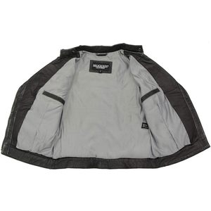 Chaqueta de Motociclista de Piel de Oveja Premium para Mujer 2025, Modelo Maiden Negra Talla X-Large con Tachuelas y Decoración con Logotipo, Cuero SFL2840 - Product Image 4