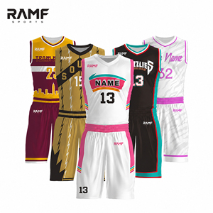 Custom Men Kids Youth Basketball Jerseys Printed Mesh Blank Basketball Jersey Basketball Team Uniform - Product Image 1
