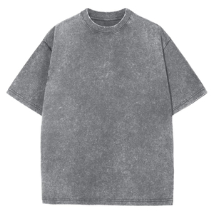 Camiseta extragrande de algodón peinado 100% de 280 GSM con lavado vintage de Meeroos Industries - Product Image 3