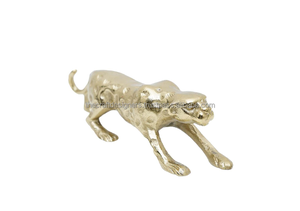 Ciervo lindo de aluminio sólido sentado mesa de escultura sólida escultura decorativa de ciervo de Metal y objeto decorativo a precios bajos - Product Image 2