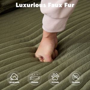 Divano Sezionale Modulare Minimalista a Compressione con Seduta Profonda, Divano a L Senza Struttura con Chaise Longue Comoda, Divano Letto per Soggiorno - Product Image 5