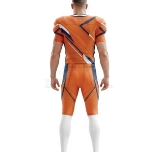 Custom American Football <b>Game</b> Uniform Set All Heat-Transfer Printed Polyester Jersey Pants Performance Sportswear for Adults - Product Image 6