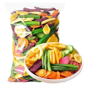 Frutas y verduras secas fritas Mezcla de verduras y frutas secas crujientes-Sra. Ann + 84 902627804