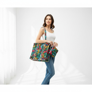 Cotton Mesh Urban Minimalism PC Casual Tote <b>Bag</b> <b>Large</b>-Capacity Handheld Shoulder <b>Beach</b> <b>Bag</b> All Seasons New Style Women's <b>Bag</b> - Product Image 3