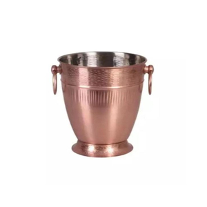Minimalist Design Ice Bucket Wedding Champagne Bucket for Beverage Cooling Vintage Style Wine Cooler Customized Design - Product Image 6